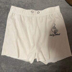 Upcycled Baby Phat Ivory Shorts